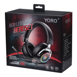 7.1 Virtual Surround sound headset Detachable Mic G60 in-line Control Led RGB Gaming Headphone