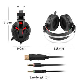 High Quality Redragon H112 Computer Gamer Golad-plated USB Headset