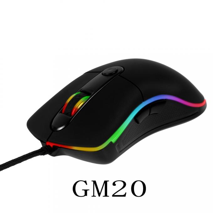 卸し売り光学センサーrgbのバックライトUSBの人間工学的のワイヤーで縛られたPCの賭博のマウスおよびマウス パッド